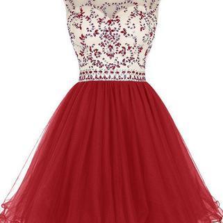 Short Homecoming Dress,tulle Homecoming Dresses..