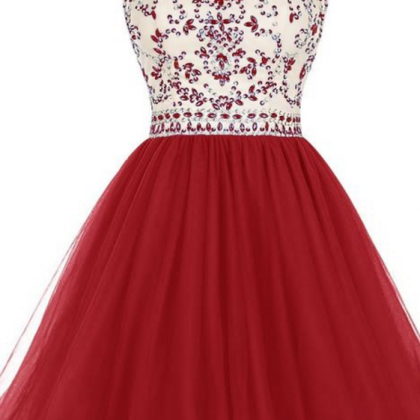 Red Organza Homecoming Dresses, Popular Homecoming..