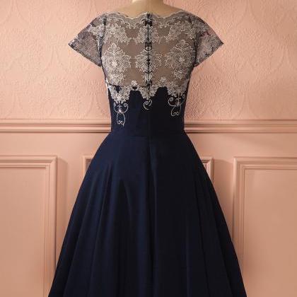 Homecoming Dresses, Lace Homecoming Dresses, Cap..