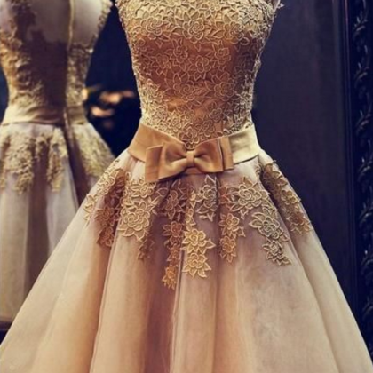 Gold Homecoming Dresses,lace Homecoming..