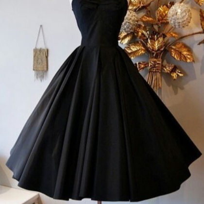 Black Halter Homecoming Dress,knee Length..