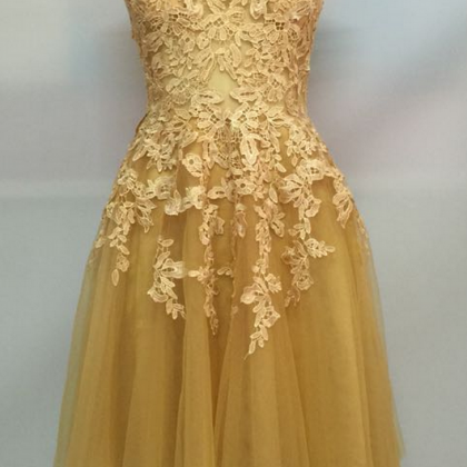 Lace Tulle Homecoming Dress,backless Short..
