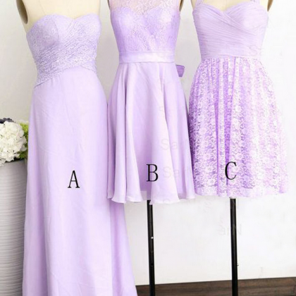 Purple Bridesmaid Dress, Long Bridesmaid Dress,..
