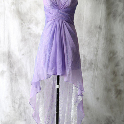 Asymmetrical Lavender Bridesmaid Dresses, Superior..