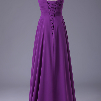 Beaded Bridesmaid Dresses,Purple Br..