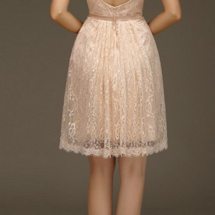 Pink Bridesmaid Dress,long Bridesmaid Dress,lace..