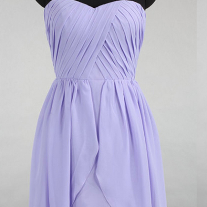 Sweetheart Bridesmaid Dresses With Soft Pleats,..