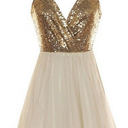 Sequin Bridesmaid Dresses, Short Bridesmaid Dress,..