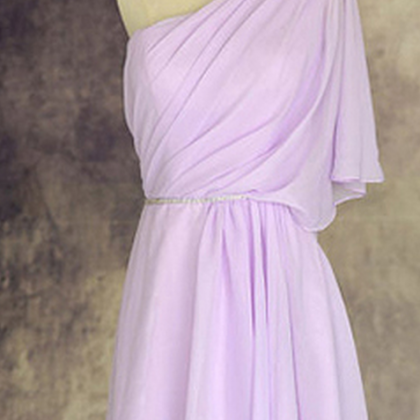 Chic Lilac Bridesmaid Dresses With Soft Pleats,..