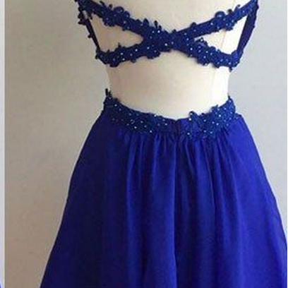 Two Pieces Homecoming Dresses,a-line Homecoming..