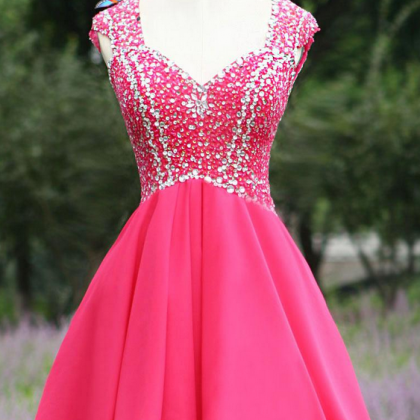 Short Chiffon Homecoming Dresses