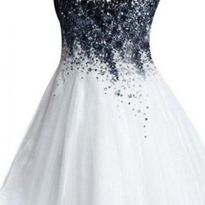 Cute Spaghetti Straps Satin Floral Short Cocktail Dress Formal Graduation Homecoming Dress main image 0