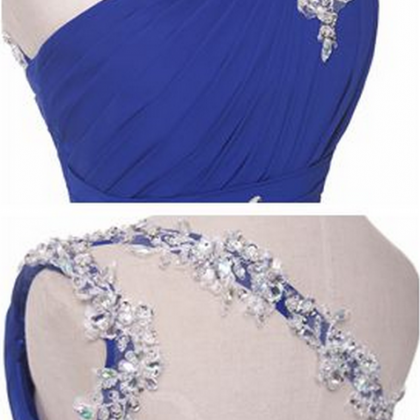 Evening Dress,royal Blue Evening Dress,2015..