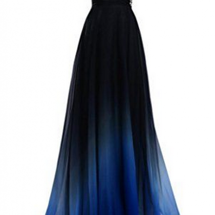 Gradient Color Prom Dresses,long Homecoming..