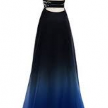 Gradient Color Prom Dresses,long Homecoming..