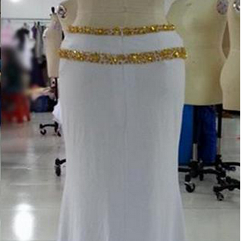 Evening Dress,long Elegant Evening Dress,white..