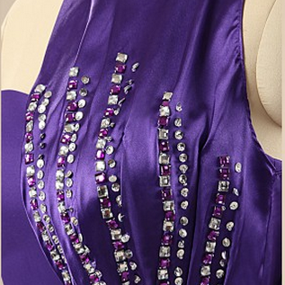 Custom Made Purple Fashion Cocktail Dresses High..