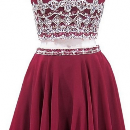 Grade Prom Party Dresses A-line Scoop Sleeveless..