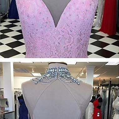 Prom Gown,pink Prom Dresses,sparkle Evening..
