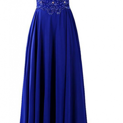 Royal Blue Prom Dresses,charming Evening..