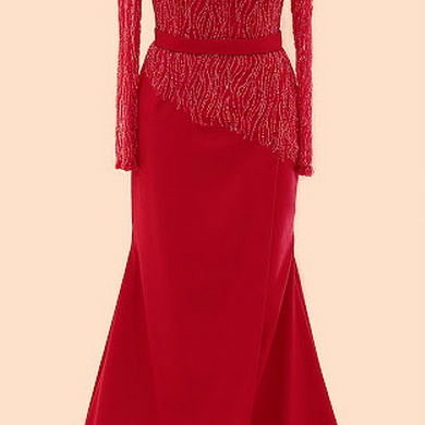 Red Prom Dresses,charming Prom Dress,chiffon Prom..