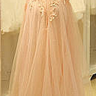 Formal Dress, Pink Prom Dresses,blush Pink Lace..