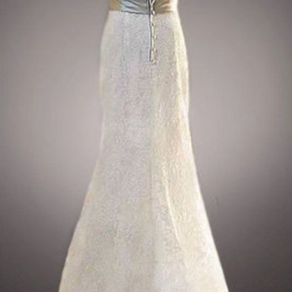 Style Vintage A Line Lace Wedding Dress Bridal..