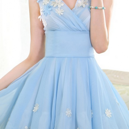 Charming Prom Dress, Sleeveless Chiffon Princess..