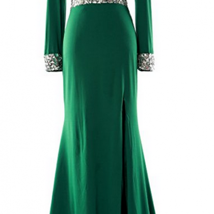 Long Sleeve Prom Dress,Mother of th..
