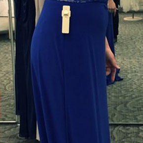 Sexy Evening Dress,royal Blue Lace Prom Gown,long..