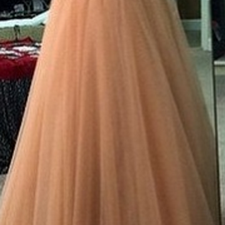 Two Pieces Evening Dress,tulle Prom Dress,high..