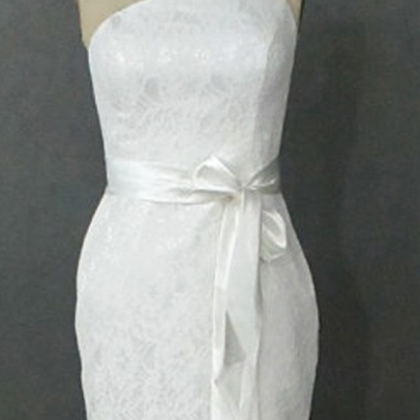 Sleeveless White Homecoming Dresses Bodycon Lace..