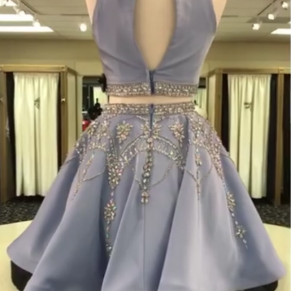 Charming Prom Dress, Two Piece Homecoming Dress,..