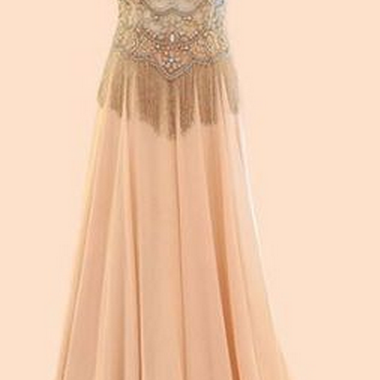 Elegant Jewel Prom Dress,zipper Back Evening..