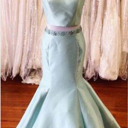 Two Pieces Mermaid Prom Dress