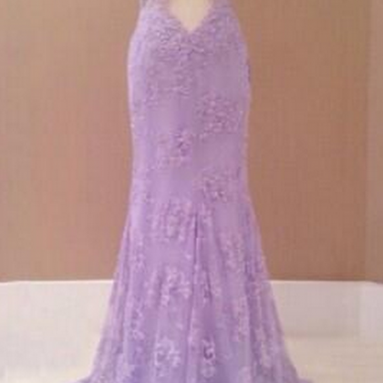 High Quality Prom Dress,lilac Prom Dresses,vintage..