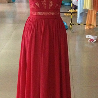 Charming Red Evening Dress，prom Dress For Prom,..