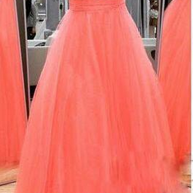 Beaded Prom Dresses,a-line Prom Dresses,tulle Prom..