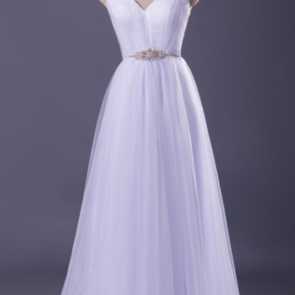 White Appliques Off-the-Shoulder Sheer Back Long Wedding Dress main image 1