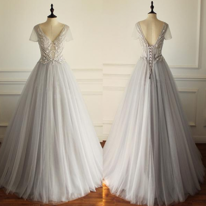 Charming Prom Dress,tulle Prom Dress, Sexy Prom..