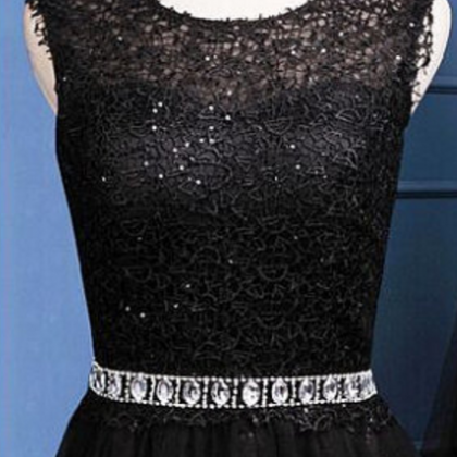 Black Prom Dress,sleeveless Prom Dress,long Prom..