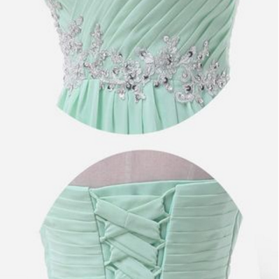 Chiffon Prom Dress,sweatheart-neck Dress,beautiful..