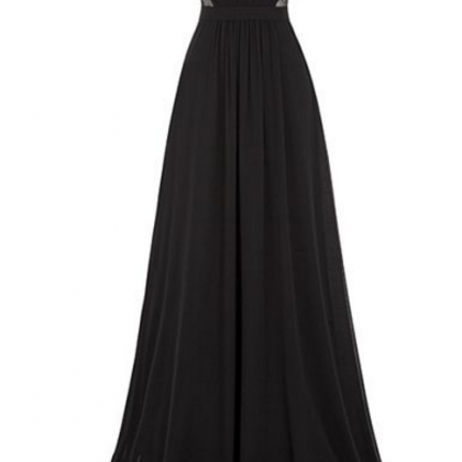 A Pure Sweet Black Gown, Evening Dress.