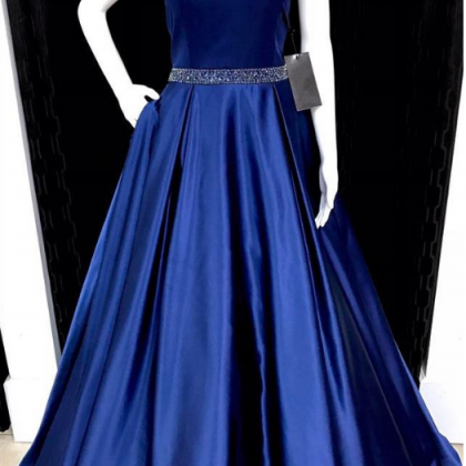 Navy Blue Prom Dress Navy Blue Prom..
