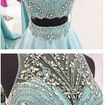 Piece Prom Gown,two Piece Prom Dresses,evening..