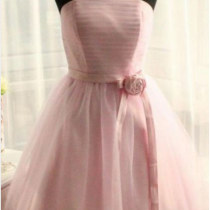 Strapless Semi Formal Party Dress Homecoming Dress