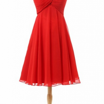 A Line Of Five Neck Silk Red Skirts And The..