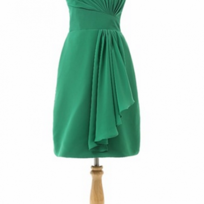 Orange Sweetheart A-Line Short Homecoming Dress with Puff Sleeves