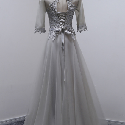 Rose Style And Fiesta Wedding Dress Neck A-ligne Evening Sexy Dress ...