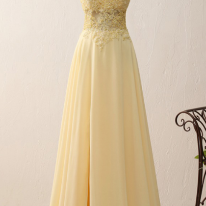 Yellow Wedding Gown Festa Dress! A Sleeveless Long..